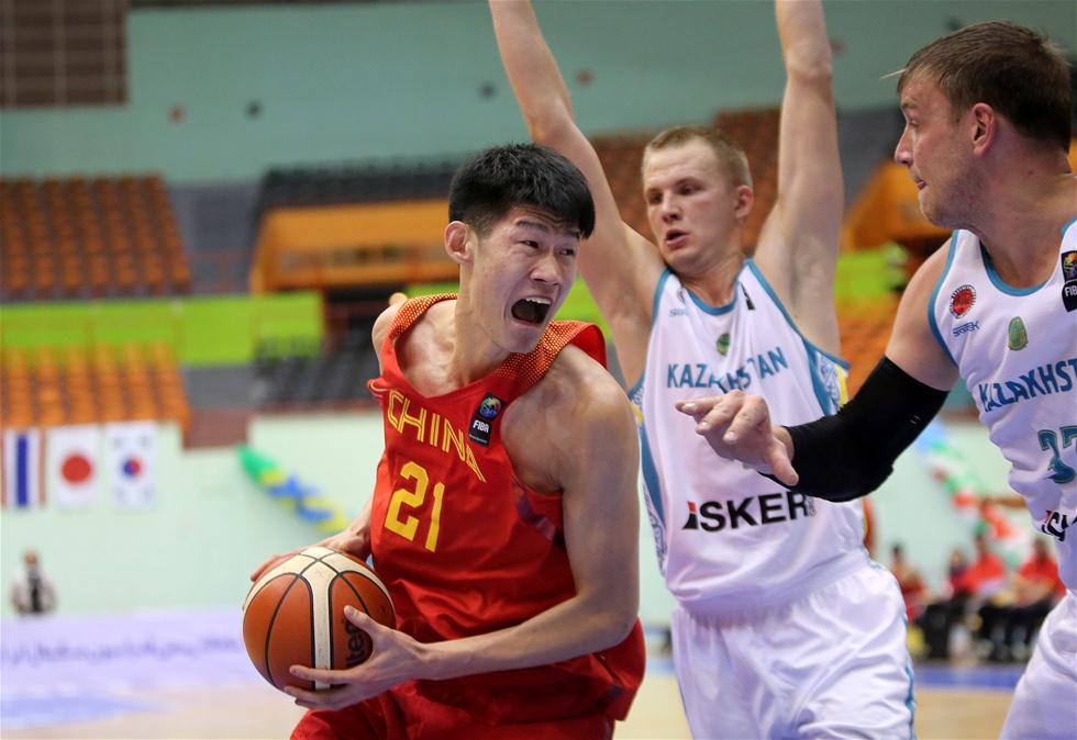 篮球赛预选赛,哈萨克斯坦队获得小组第二 篮球赛预选赛,哈萨克斯坦队获得小组第二