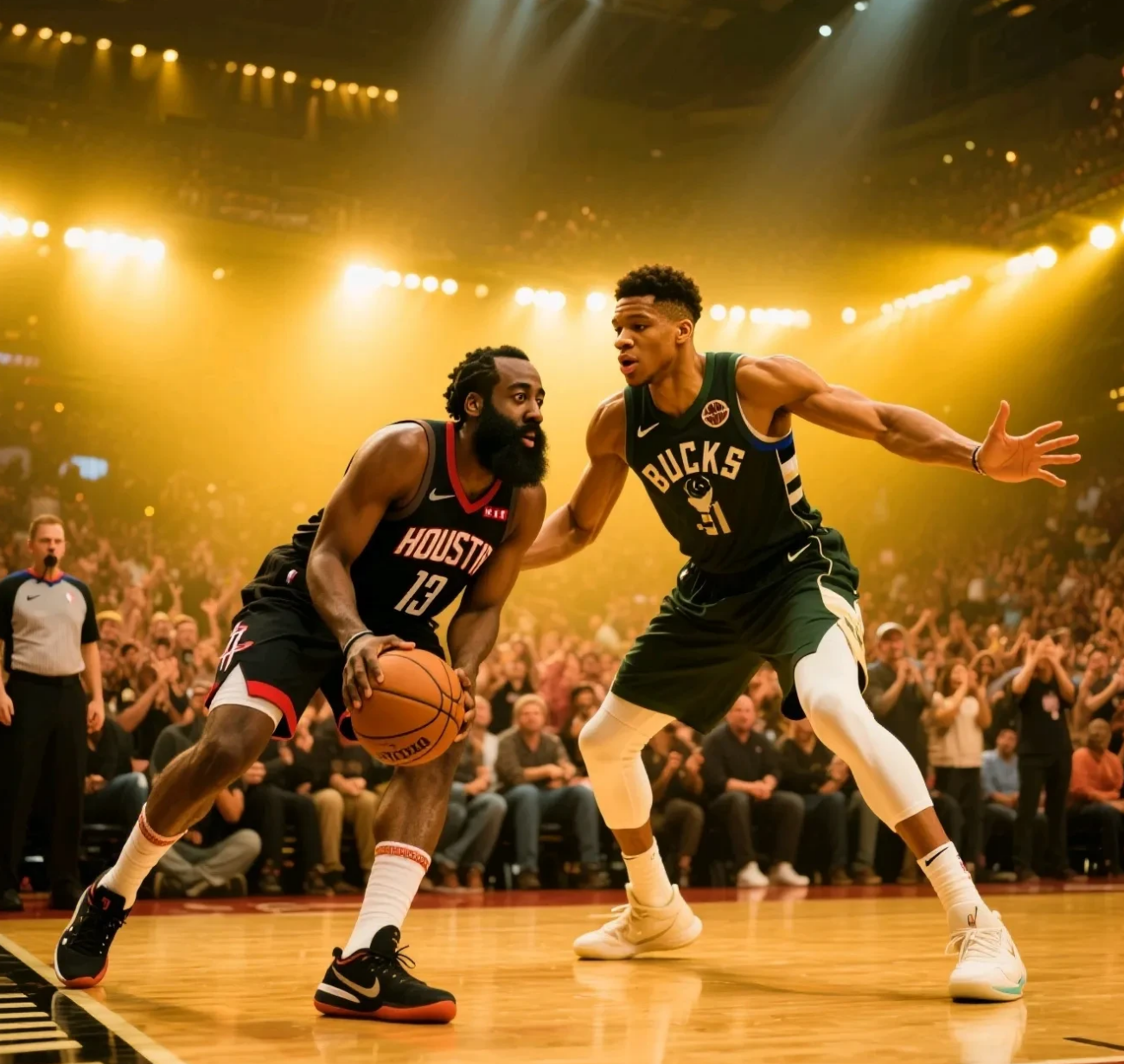 关于火箭逆转森林狼，哈登砍下三双助球队反超的信息